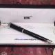 Perfect Replica Montblanc Special Edition Stainless Steel Clip Cap Black Rollerball Pen AAA+ (1)_th.jpg